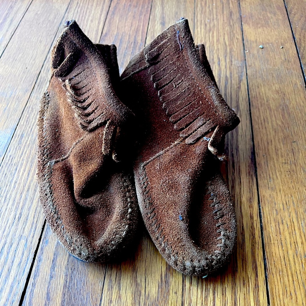 Minnetonka size 13 girls booties